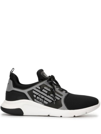 Ea7 Emporio Armani A Racer Reflex Sneakers Herren Schwarz Grau | U0EA83OY