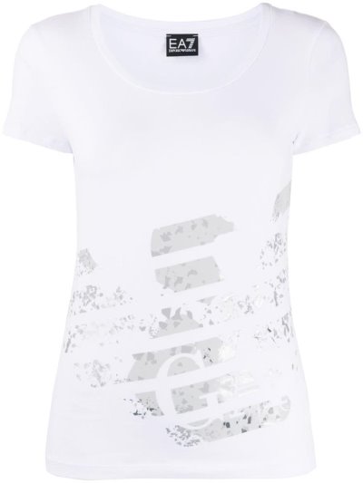 Ea7 Emporio Armani Eagle Logo Print Bomberjacke Damen Weiß | AEHR27KW