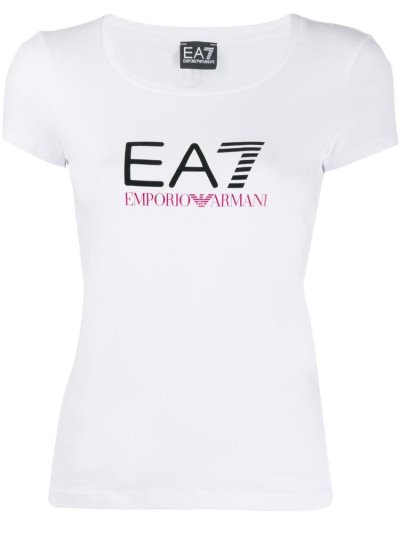 Ea7 Emporio Armani Fitted Logo Print Bomberjacke Damen Weiß | 2PFXBK36