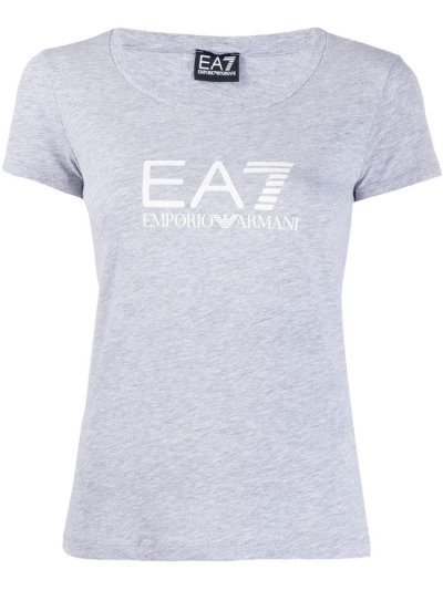 Ea7 Emporio Armani Fitted Logo Print Bomberjacke Damen Grau | AHQCI0SF