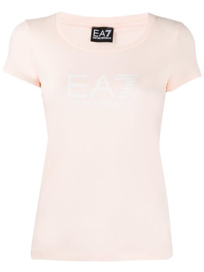 Ea7 Emporio Armani Fitted Logo Print Bomberjacke Damen Beige | Q90MHZOR