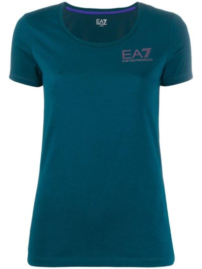 Ea7 Emporio Armani Kurzes Sleeve Bomberjacke Damen Blau | F72Y23Z3