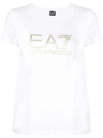 Ea7 Emporio Armani Logo Bomberjacke Damen Weiß | X0HTO6TX