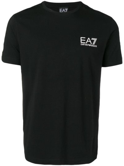 Ea7 Emporio Armani Logo Print Bomberjacke Herren Schwarz | 1LDWDGKX