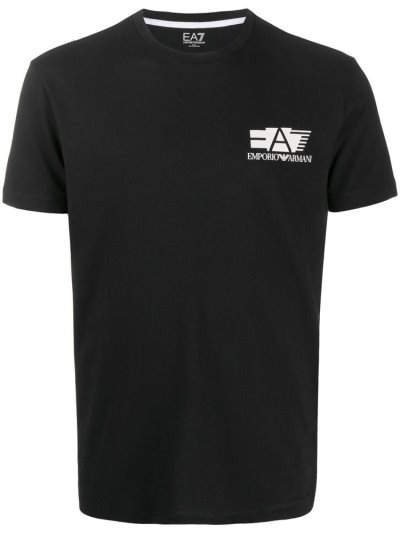 Ea7 Emporio Armani Logo Print Bomberjacke Herren Schwarz | 9QWT5YT7