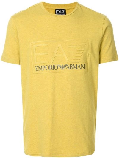 Ea7 Emporio Armani Logo Print Bomberjacke Herren Gelb | E8CUQ2OS
