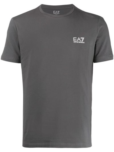 Ea7 Emporio Armani Logo Print Bomberjacke Herren Grau | TZK1E0ER