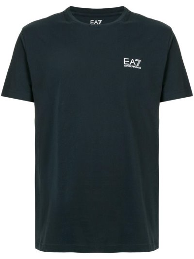 Ea7 Emporio Armani Logo Printed Bomberjacke Herren Blau | 8UB0N2JI