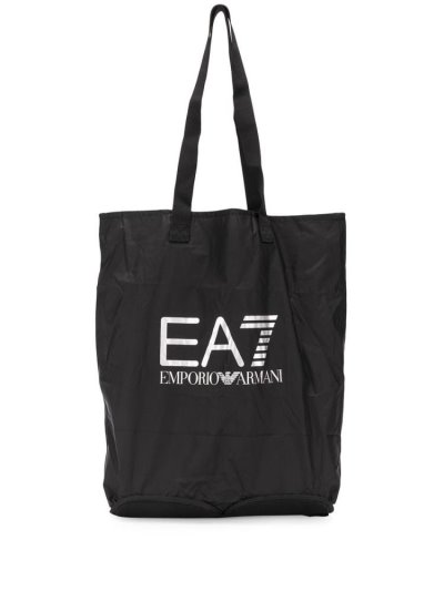Ea7 Emporio Armani Logo Shopper Herren Schwarz | IPVMI2MH