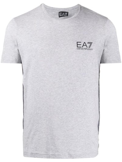 Ea7 Emporio Armani Logo Tape Bomberjacke Herren Grau | HWJ49346