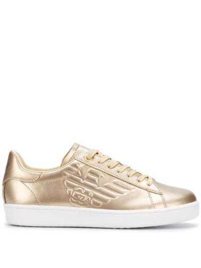 Ea7 Emporio Armani Low Top Sneakers Damen Metal | 5SMWDCTX