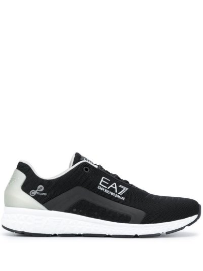 Ea7 Emporio Armani Low Top Spitze Up Sneakers Herren Schwarz | WY1NU4R8