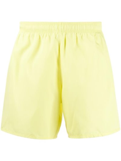 Ea7 Emporio Armani Metallic Logo Print Swim Shorts Herren Gelb | T04ZINE3