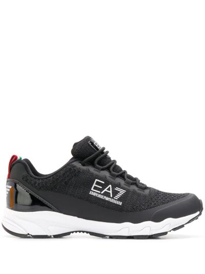 Ea7 Emporio Armani Spitze Up Sneakers Herren Schwarz | 6Y2UUGDW
