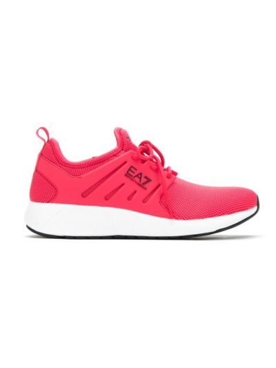 Ea7 Emporio Armani Spitze Up Sneakers Damen Rosa | RQ7YYHVG