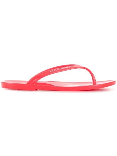 Ea7 Emporio Armani Tanga Flip Flops Damen Rot | L5PM7CIF
