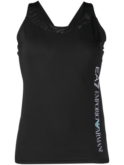 Ea7 Emporio Armani Ventus 7 Compression Tank Tops Damen Schwarz | TMXLLLZH