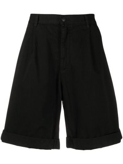 Armani Emporio Baumwoll Bermuda Shorts Kurze Hose Herren Schwarz | RZ3LGBDM