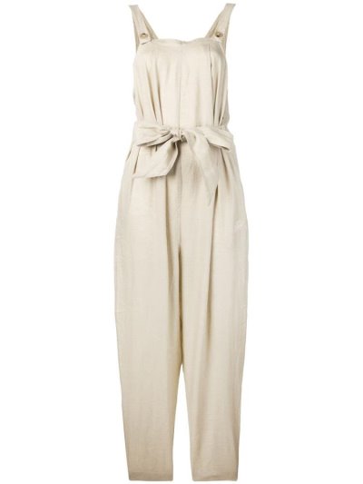 Armani Emporio Bow Detail Playsuit Anzüge Damen Beige | NXWJ19PK