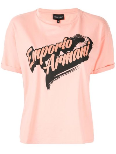 Armani Emporio Branded Logo Bomberjacke Damen Orange | LNAEI39Y