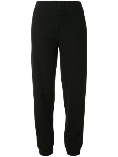 Armani Emporio Chines New Year Logo Patch Jogginghose Damen Schwarz | QNJAZ3M8