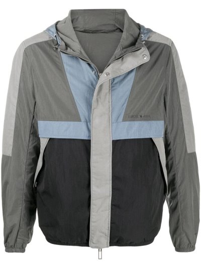 Armani Emporio Colour Block Mit Kapuze Jacke Herren Grün | Y24E75A2