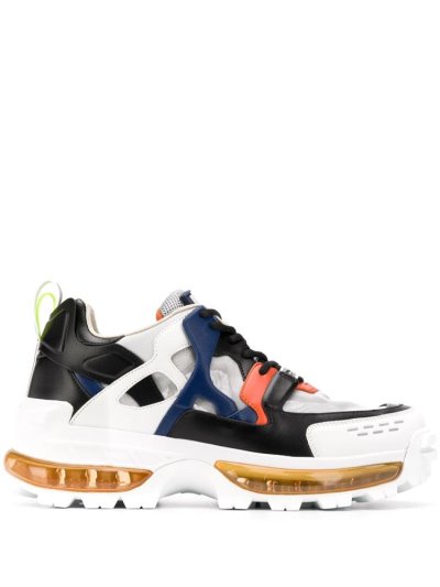 Armani Emporio Colour Blocked Chunky Sneakers Herren Weiß Grau | N4EIWR54