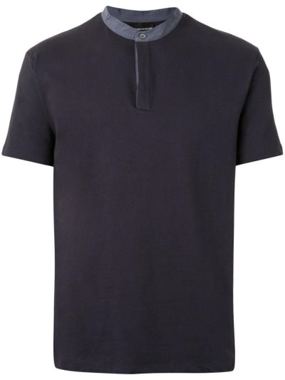 Armani Emporio Concealed Polo Hemd Herren Blau | 9BZH194Z
