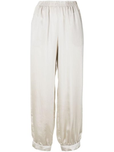 Armani Emporio Cropped Track Hose Damen Grau | 0XLT5MXV