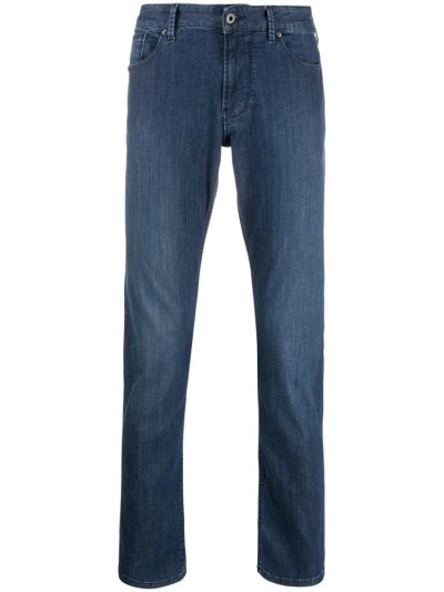 Armani Emporio Denim Low Rise Jeans Herren Blau | 439F1Y1O