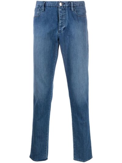 Armani Emporio Denim Slim Fit Jeans Herren Blau | YTHEKGOW