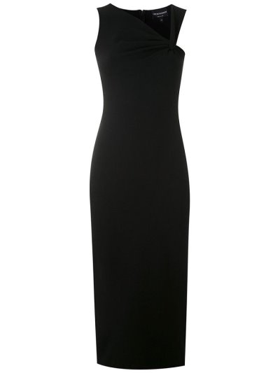 Armani Emporio Draped Neck Kleider Damen Schwarz | 1BMOZZN0