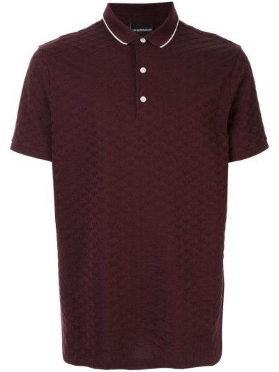 Armani Emporio Eagle Logo Polo Hemd Herren Braun | YD8XNYN1