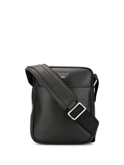 Armani Emporio Eagle Logo Schultertaschen Herren Schwarz | N8SYTLVX