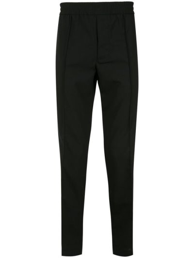 Armani Emporio Elasticated Taille Slim Fit Hose Herren Schwarz | OG880OAX