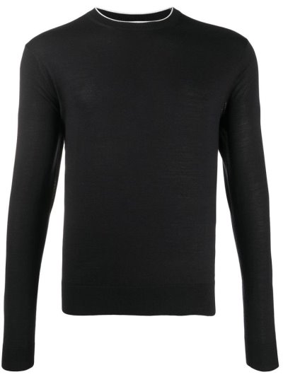 Armani Emporio Fine Knit Jumper Herren Blau | 1QKM954W