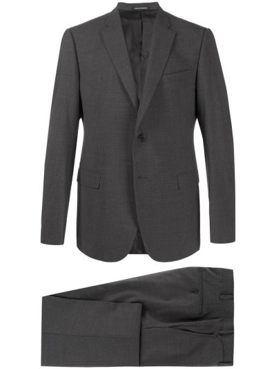 Armani Emporio Fitted Two Piece Anzüge Herren Grau | 9MFG0GZ8