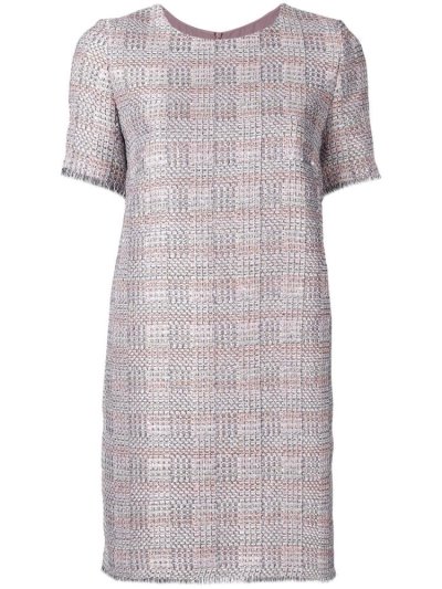 Armani Emporio Frayed Edge Kleider Damen Lila | 901IJSRN