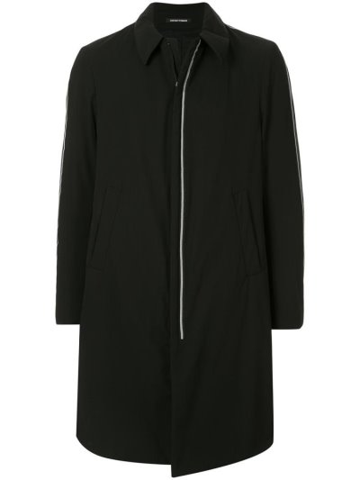 Armani Emporio Gefütterte Shirt Stylen Mäntel Herren Schwarz | UHJMYQYS