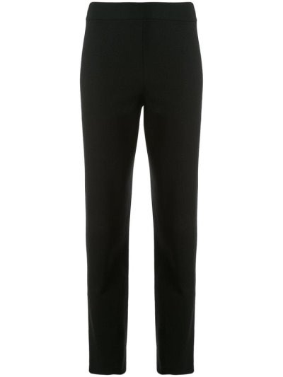 Armani Emporio High Rise Cropped Hose Damen Schwarz | C2VZLKCF