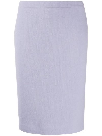 Armani Emporio High Taille Pencil Skirt Röcke Damen Lila | FGNHKH07
