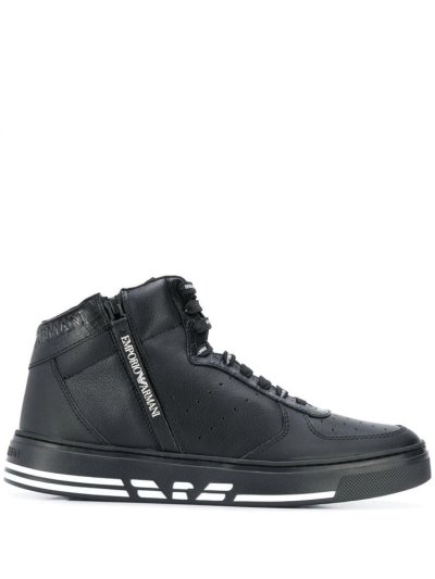 Armani Emporio High Top Sneakers Herren Schwarz | V5302T4M