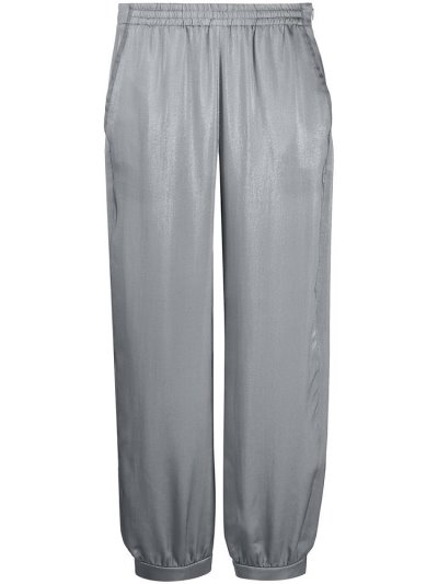 Armani Emporio High Waisted Track Hose Damen Grau | WUFJK151
