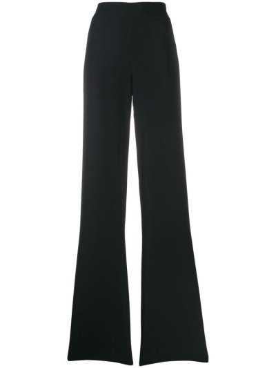 Armani Emporio High Waisted Weite Leg Hose Damen Schwarz | 1JIJUYNI