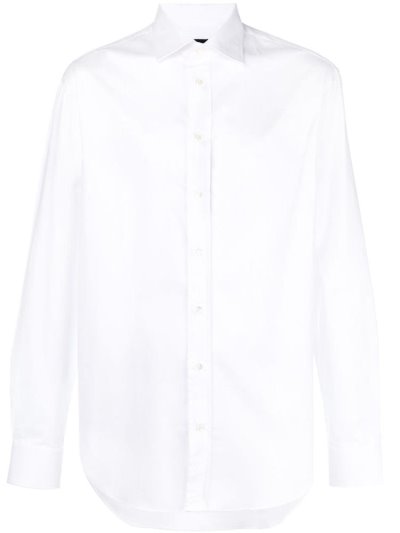 Armani Emporio Klassische Button Hemd Herren Weiß | 57GZ2U4S