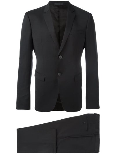 Armani Emporio Klassische Formal Anzüge Herren Schwarz | YCQ19F20