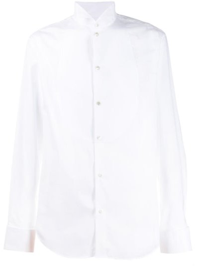 Armani Emporio Klassische Plain Hemd Herren Weiß | 1L4EFB2U