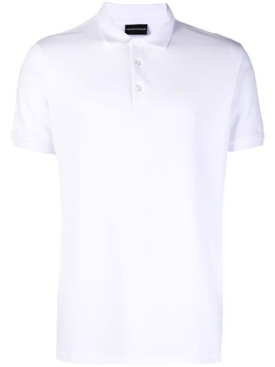 Armani Emporio Klassische Polo Hemd Herren Weiß | ZJSH8ZZI