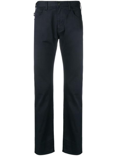 Armani Emporio Klassische Slim Fit Hose Herren Blau | VICN6YBQ