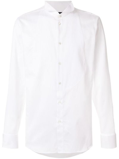 Armani Emporio Klassische Stylen Hemd Herren Weiß | 4LA4FZWR